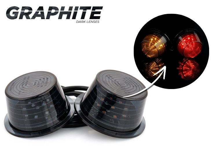 Оранжево-красный модуль для выносного габаритного фонаря MDPC 2623/GRAPHITE